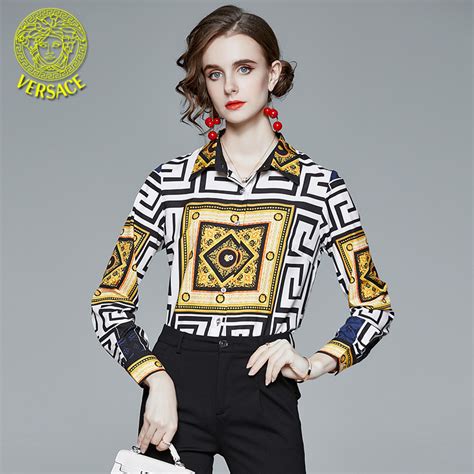 versace replica blouse|versace tees for women.